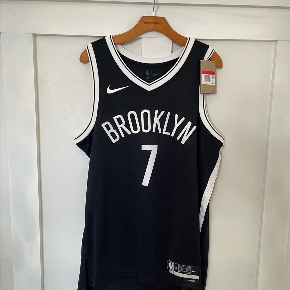 Nike Icon Edition Kevin Durant Brooklyn Nets 2020-21 Jersey NEW 48 (L) NWT Black